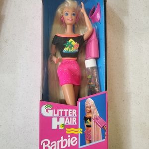 COLLECTABLE 1993 Blonde Glitter Hair Barbie